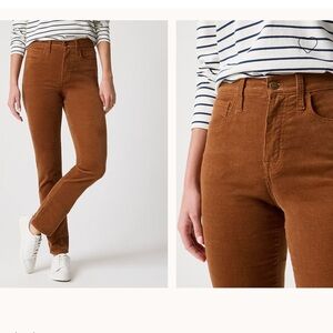 J. Crew Corduroy full-length essential straight pant